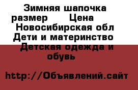 Зимняя шапочка, размер 48 › Цена ­ 350 - Новосибирская обл. Дети и материнство » Детская одежда и обувь   